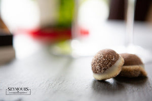Almond & Cocoa Button Cookies Recipe