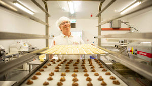 Philip O'Connor baking shortbread cookies